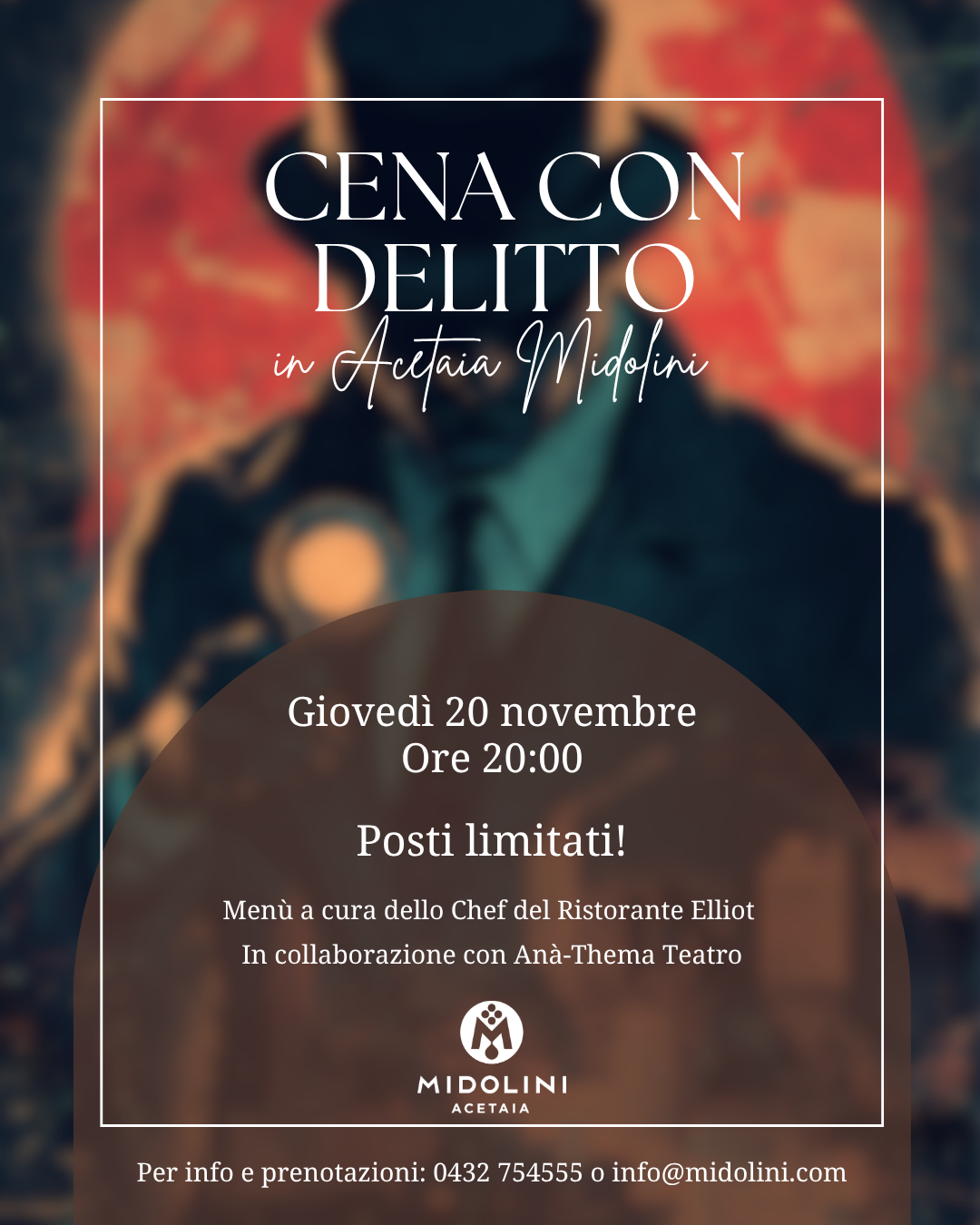 A tavola con il mistero: “Cena con delitto” in Acetaia Midolini