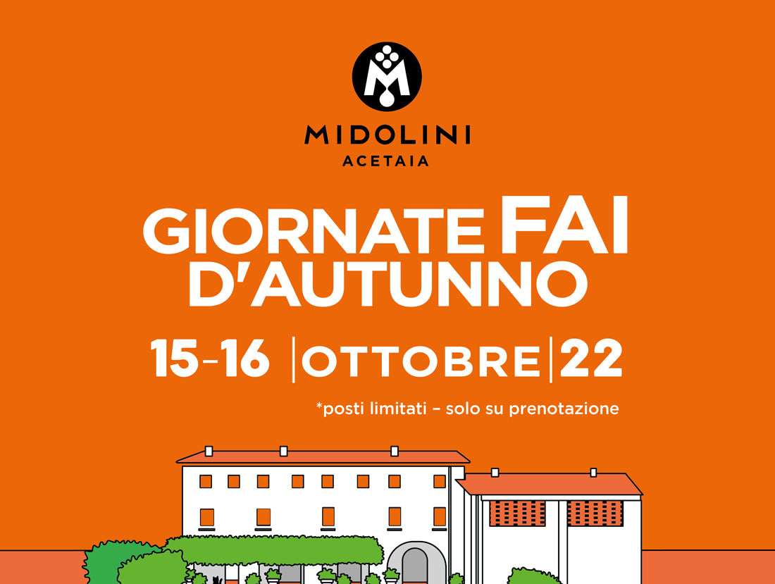 Giornate FAI D’AUTUNNO: l’Acetaia Midolini apre sabato 15 e domenica 16 ottobre